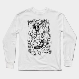 Everything in its Right Place Illustrated Lyrics Long Sleeve T-Shirt